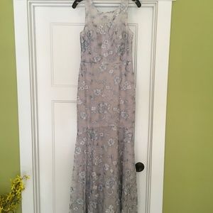 Nicole Miller - Ice Grey/Blue/Lace - Size 6